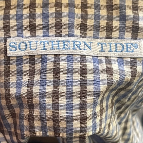 Southern Tide Gingham Button Up Shirt - Picture 4 of 4